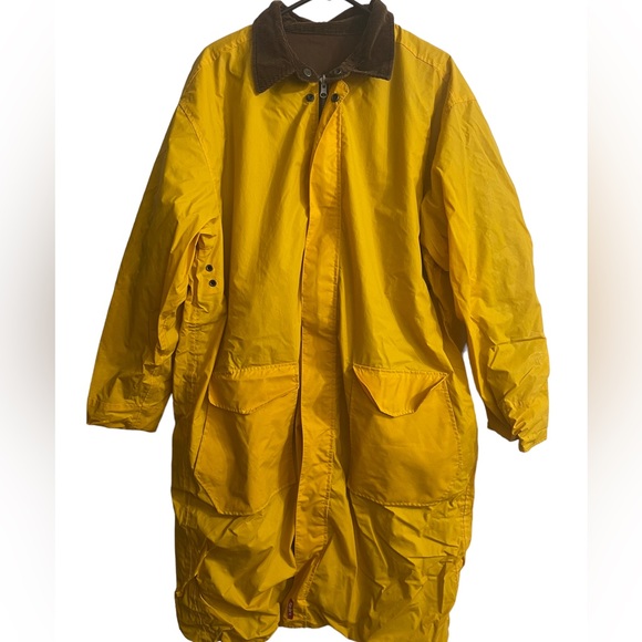 Marlboro Other - 90s Marlboro Mens Large Reversible Jacket Brown/ Yellow